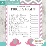 Hot Pink Elephant Baby Shower Games - D103 - Baby Printables