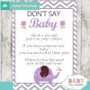 Printable Dont Say Baby Game pdf
