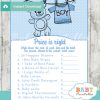 baby boy blue clothes Price is Right Baby Shower Games printable pdf