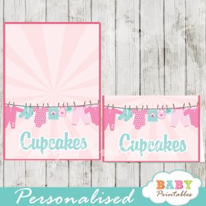 printable food labels pink tiffany baby girl clothes