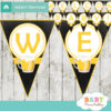 A Baby is Brewing Baby Shower Banner - D155 - Baby Printables