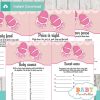 printable baby girl shoes shower fun games ideas