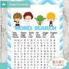 star wars baby shower word search game printable puzzles