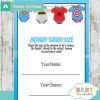 superhero printable measure the belly baby shower game