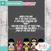 girl superhero printable game Dont Say Baby pdf
