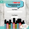 boy comic book printable measure the belly baby shower game