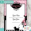 french poodle paris printable measure the belly baby shower game