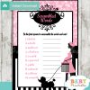 french poodle paris printable baby shower unscramble words game