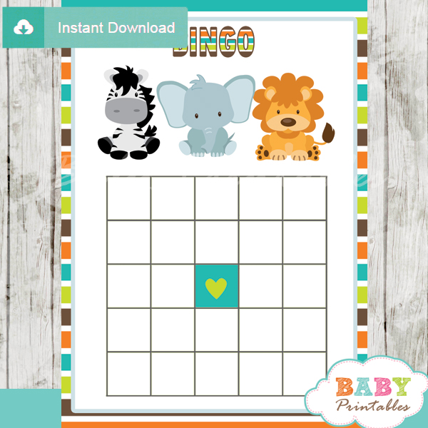 Free jungle printables