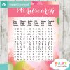word games for baby shower