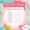 printable spring butterflies baby shower unscramble words game
