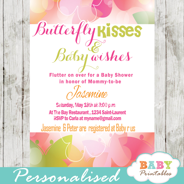 Spring Themed Baby Shower Invitations 1