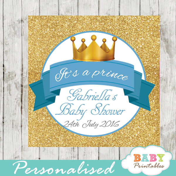 little prince printable baby shower gift tags