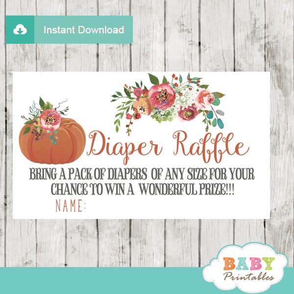 diaper raffle tickets printable baby shower raffle tickets