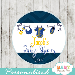 royal personalized baby shower favor tags prince cupcake toppers