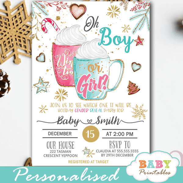 Gender Reveal Party Decorations, Gender Reveal Party Decor, Gender Reveal  Party Ideas, Gender Reveal Party Supplies, Printable Decorations 