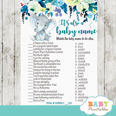 Best Ideas for Baby Shower Games - Baby Printables