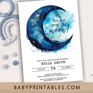 Twinkle twinkle little star invitation